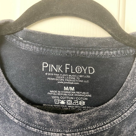 Pink Floyd Band Crop Tee Dark Gray M - Picture 5 of 5